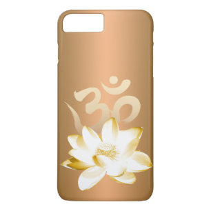 Capa Para iPhone Da Case-Mate Lotus Dourado & ioga do símbolo do OM