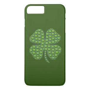Capa Para iPhone Da Case-Mate Lucky Irish Clover Dark Green