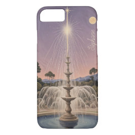 Capa iPhone 8/7 Lullaby Personalizado da Fonte de lavandas