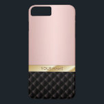 Capa iPhone 8 Plus/7 Plus Luxo conhecido feito sob encomenda Dourado<br><div class="desc">Capas de iphone luxuosas conhecidas feitas sob encomenda Dourados cor-de-rosa.</div>