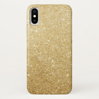 Capa Para iPhone Da Case-Mate Luxo Dourado do brilho do falso elegante