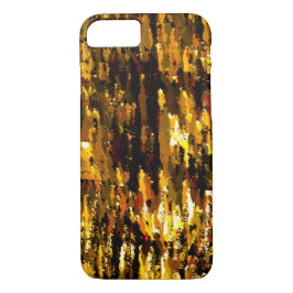 Capa iPhone 8/7 Luzes foscas de vela sob uma marca de gelo