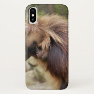 Capa Para iPhone X Macaco Ocioso