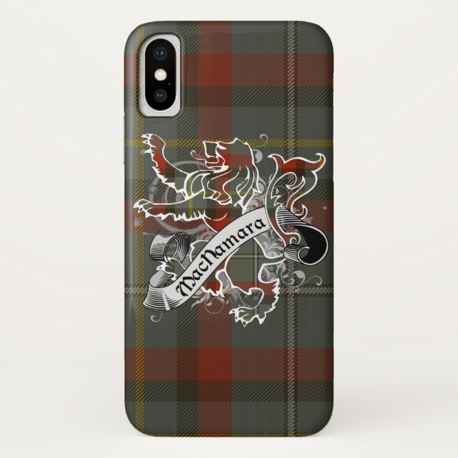 Capa Para iPhone, Case-Mate MacNamara Tartan Lion (Verso)