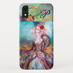 CAPA PARA iPhone XR MADAME POMPADOUR ELEGANT BEAUUHION MONOGRAMA