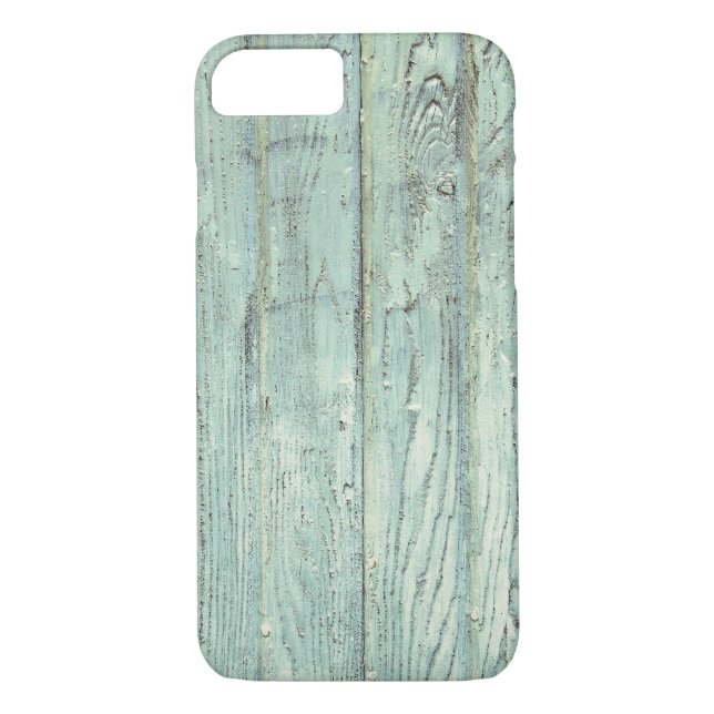 Capa Para iPhone, Case-Mate Madeira Aqua Retro (Verso)