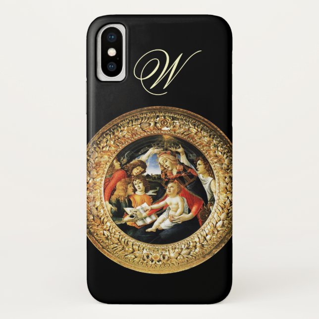 Capa Para iPhone, Case-Mate Madona do Magnificat Natividade Monograma (Verso)