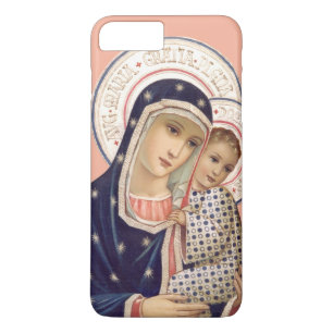 Capa iPhone 8 Plus/7 Plus Madona e Menino
