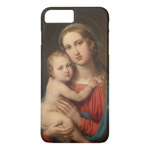 Capa iPhone 8 Plus/7 Plus Madona e Menino