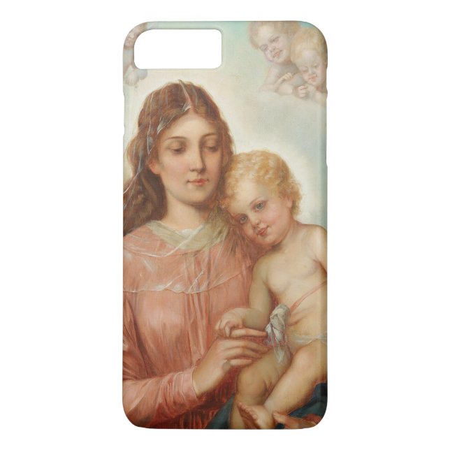Capa Para iPhone, Case-Mate Madona e Menino (Verso)