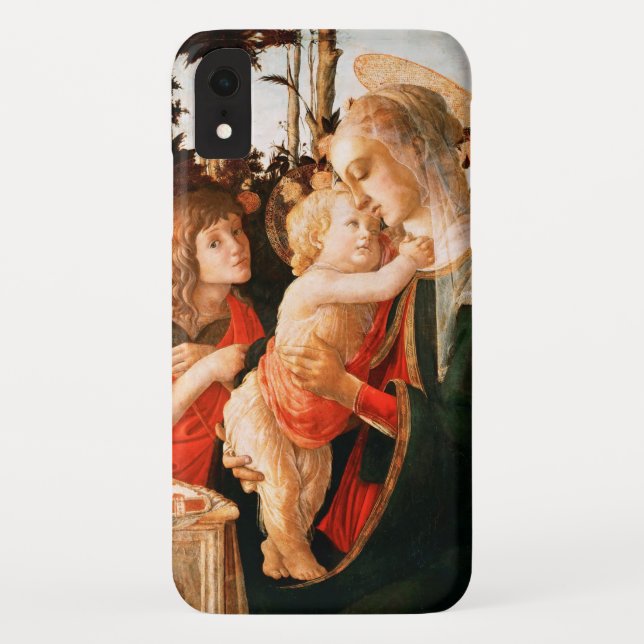 Capa Para iPhone, Case-Mate Madona e Menino com São João Batista (Verso)