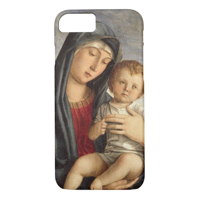Capa Para iPhone, Case-Mate Madonna e criança (óleo no painel) 2 (Verso)