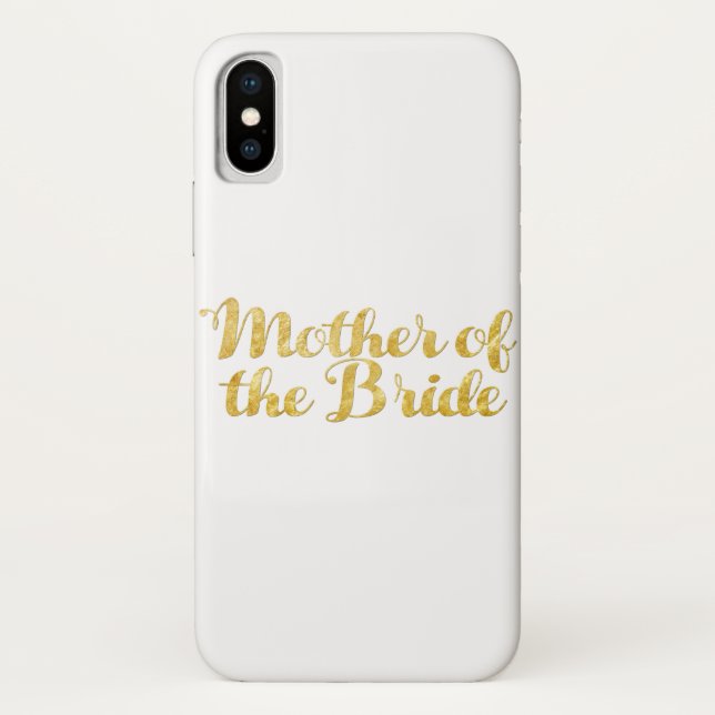 Capa Para iPhone, Case-Mate Mãe do ouro da noiva (Verso)
