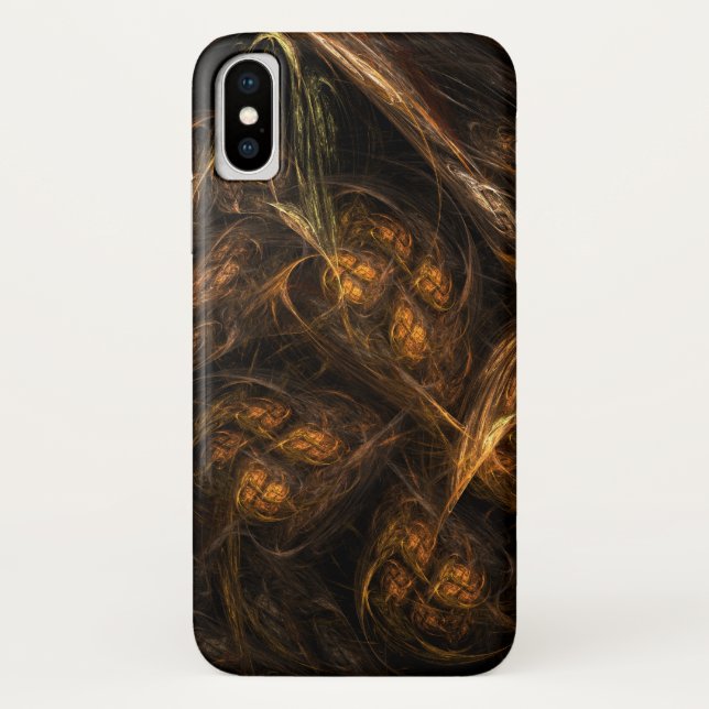 Capa Para iPhone, Case-Mate Mãe Terra Abstrato de Arte (Verso)