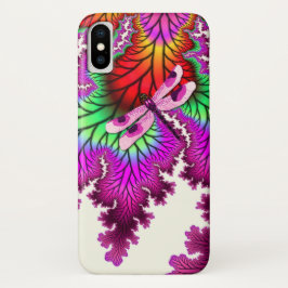 Capa Para iPhone Da Case-Mate Magenta Dragonfly iPhone X Case