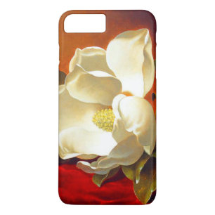 Capa iPhone 8 Plus/7 Plus Magnolia em Red Velvet Martin Johnson Heade