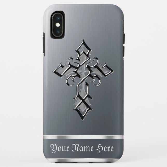 Capa Para iPhone, Case-Mate Maiúsculas/minúsculas de Crome Medieval Cross iPho (Verso)