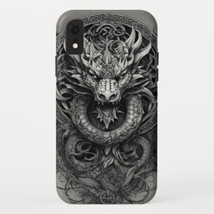 Capa Para iPhone Da Case-Mate Majestade do Dragão Negro: Design Místico de Camis