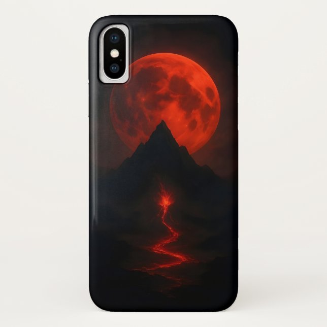 Capa Para iPhone, Case-Mate Mala Volcano Sanguínea (Verso)