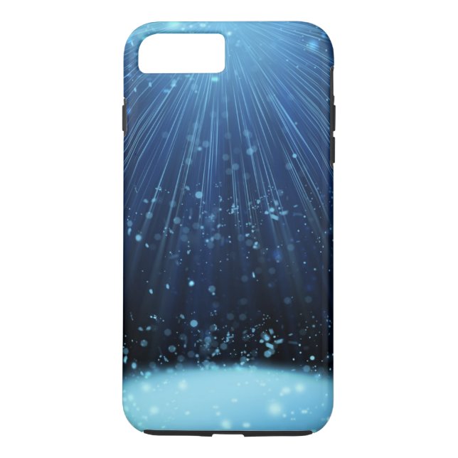 Capa Para iPhone, Case-Mate Maleta Abstrato Azul Magical com Computador Duro (Verso)