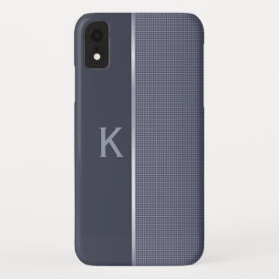 Capa Para iPhone Da Case-Mate Maleta do iPhone XS Monograma Azul Estalado