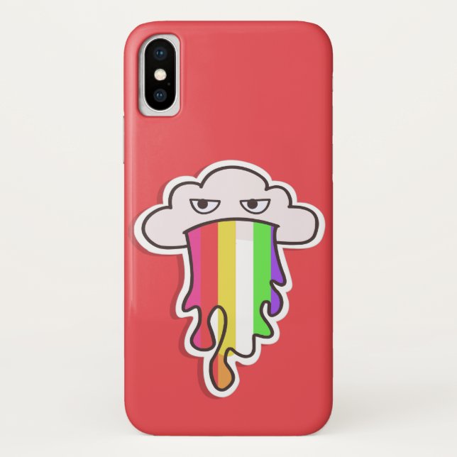 Capa Para iPhone, Case-Mate Maleta na Nuvem - Mate-Mate Mal iPhone X (Verso)