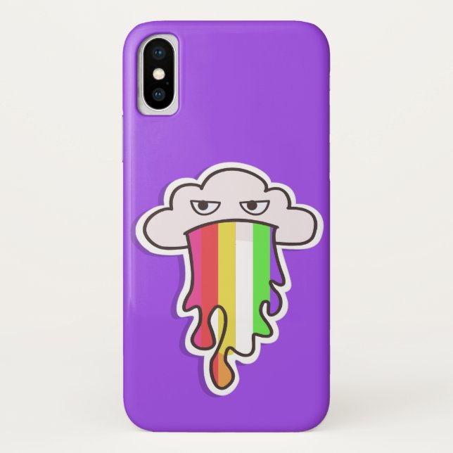 Capa Para iPhone, Case-Mate Maleta na Nuvem - Mate-Mate Mal iPhone X (Verso)