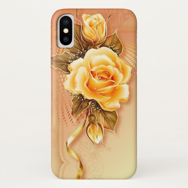 Capa Para iPhone, Case-Mate Maleta rosa amarela mal existe iPhone X Case (Verso)
