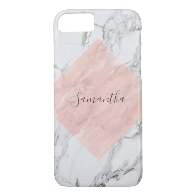 Capa Para iPhone, Case-Mate Maleta Smartphone Dourada para Rosa personalizado (Verso)