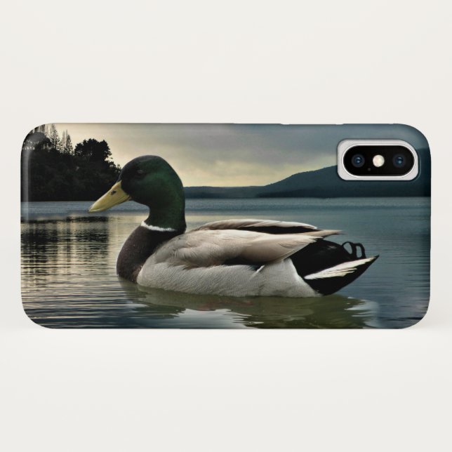Capa Para iPhone, Case-Mate Mallard Duck No Lago (Verso (Horizontal))