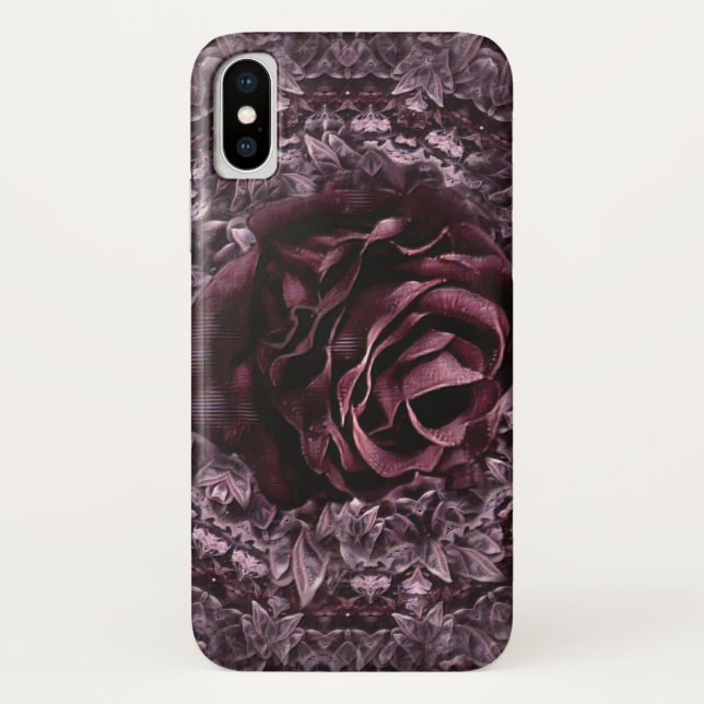 Capa Para iPhone, Case-Mate Mandala de Rosa  (Verso)