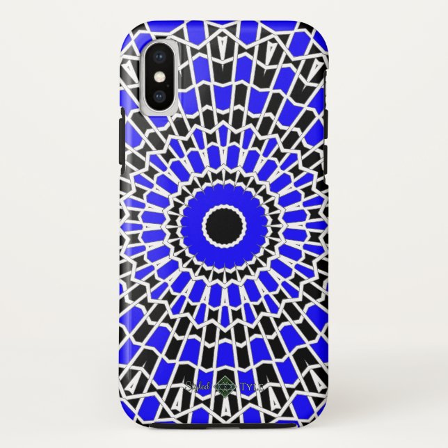 Capa Para iPhone, Case-Mate Mandala Prisma ( Azul ) (Verso)
