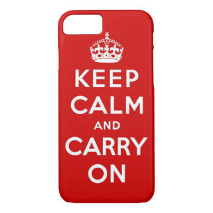 Capa Para iPhone Da Case-Mate mantenha a calma e continue o original