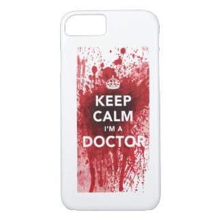 Capa iPhone 8/7 Mantenha a calma que eu sou um exemplo do iPhone 7