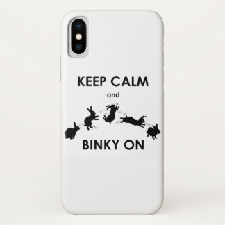 Capa Para iPhone Da Case-Mate Mantenha Calmo e Binky no Estojo do iPhone X