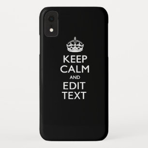 Capa Para iPhone Da Case-Mate Mantenha o CALM personalizado tenha o seu texto pr