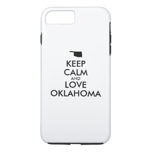Capa Para iPhone Da Case-Mate Manter calmo e amar OKLAHOMA personalizável