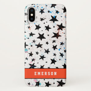 Capa Para iPhone Da Case-Mate mão moderna espaço tirado e estrelas do