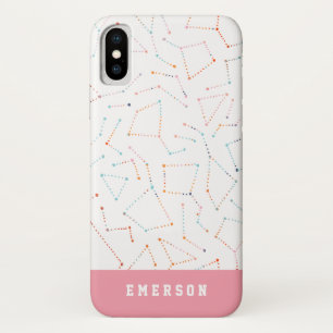 Capa Para iPhone Da Case-Mate mão moderna espaço tirado e estrelas do