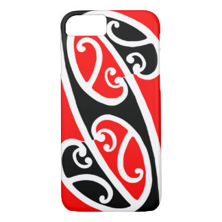 Capa iPhone 8/7 Maori Kowhaiwhai Pattern 2