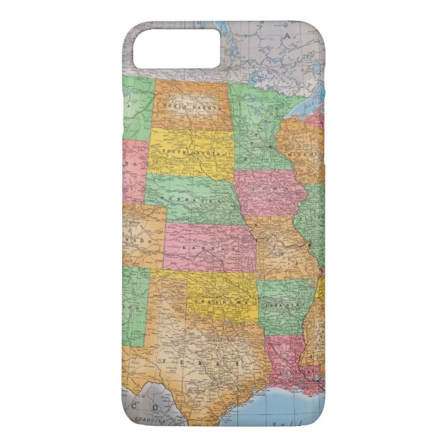 Capa Para iPhone, Case-Mate Mapa 3 dos Estados Unidos (Verso)