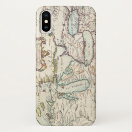 Capa Para iPhone Da Case-Mate Mapa antigo dos grandes lagos