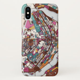 Capa Para iPhone Da Case-Mate Mapa colorido de Brasília