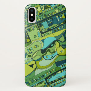 Capa Para iPhone Da Case-Mate Mapa da estrutura da cidade de Amsterdão