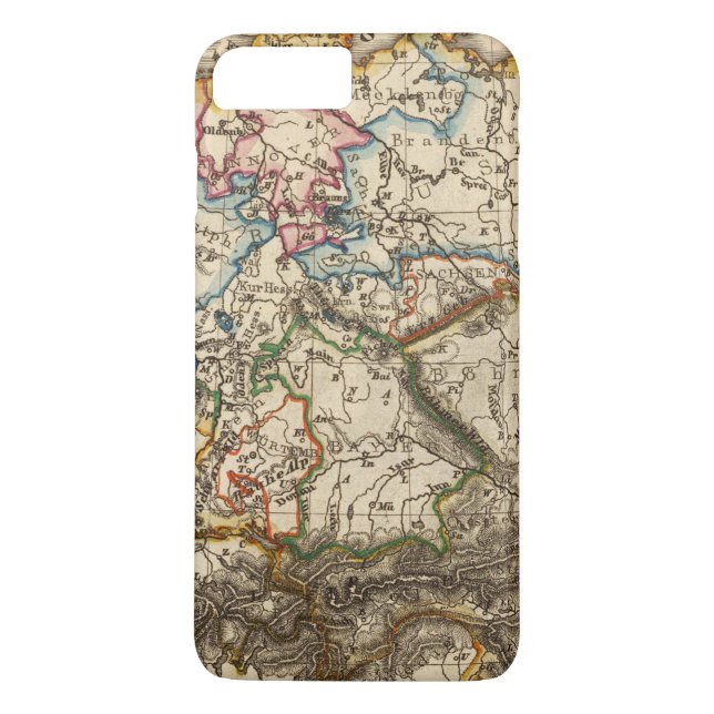 Capa Para iPhone, Case-Mate Mapa da Europa Oriental (Verso)