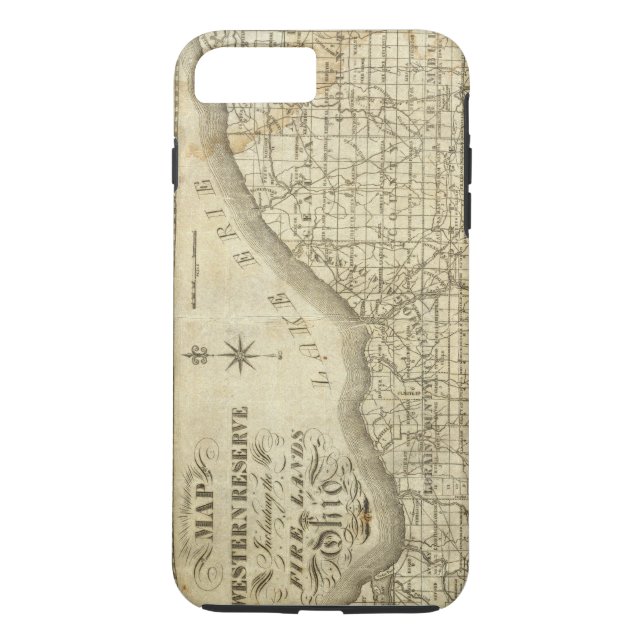 Capa Para iPhone, Case-Mate Mapa da reserva ocidental (Verso)