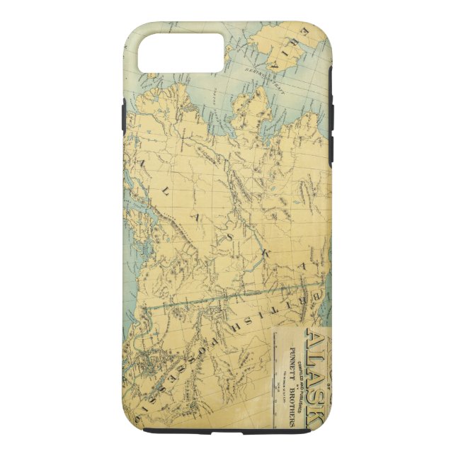 Capa Para iPhone, Case-Mate Mapa de Alaska (Verso)