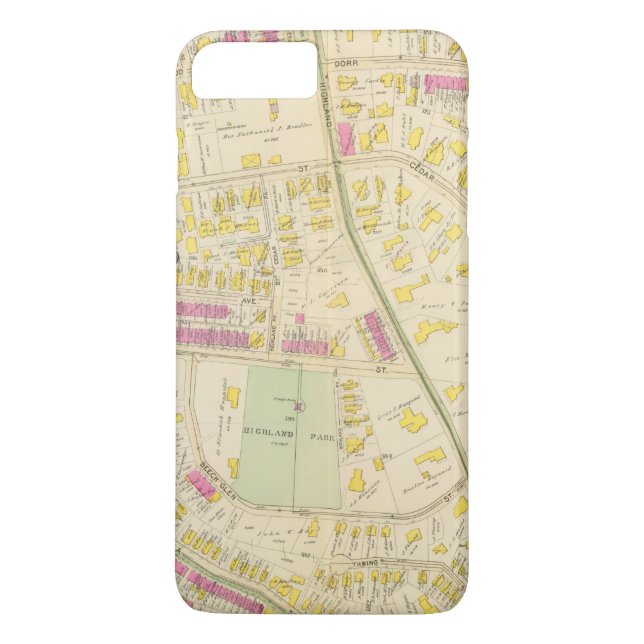 Capa Para iPhone, Case-Mate Mapa de Boston 7 (Verso)