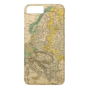 Capa iPhone 8 Plus/7 Plus Mapa de Europa por Worcester