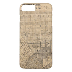 Capa iPhone 8 Plus/7 Plus Mapa de San Francisco